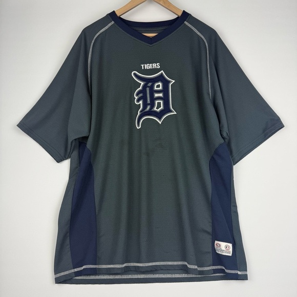 Detroit Tigers Men’s XL True Fan Jersey Tee – Oversized Fit, Game Day Mesh - Picture 1 of 10